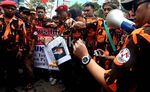 Pemuda Pancasila Bakar Foto Tony Abbott