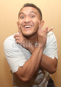 Ia tampak sumringah. Gus Mun/detikHOT.