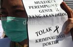 Aksi Solidaritas Tolak Kriminalisasi Dokter