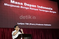 Banyaknya daerah baru yang muncul karena pemekaran wilayah menuai kritikan dari Prabowo. Menurutnya, mudahnya izin pemberian pemekaran wilayah memunculkan pemborosan. Lamhot Aritonang/detikFoto.