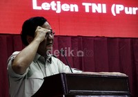 Menurut Prabowo, pemekaran daerah akan menimbulkan inefisiensi. Lamhot Aritonang/detikFoto.
