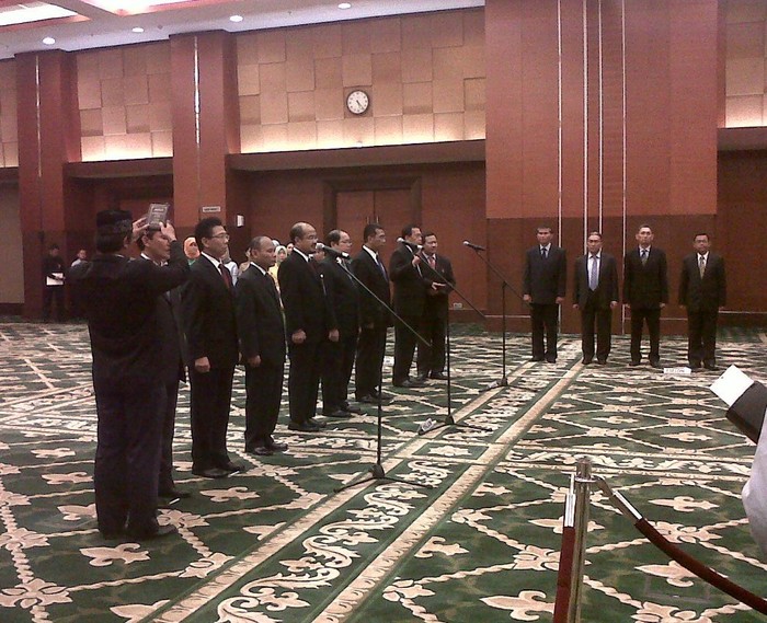 Chatib Basri Lantik 7 Pejabat Tinggi Kemenkeu