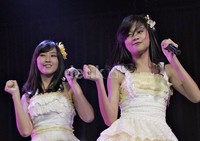 Dhike dan Noella untuk pertama kalinya terpilih sebagai senbatsu single. Rina/detikHOT.