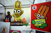 Beragam kreatifitas karya anak bangsa mulai dari seni fotografi, videografi, beragam kerajinan, desain hingga fesyen dipamerkan di sana.