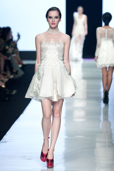 Jakarta, Indonesia - 23 Oktober 2013. Hengki Kawilarang DIVA. Jakarta Fashion Week 2014 at Senayan City. Jakarta. [Foto: Mohammad Abduh/Wolipop]