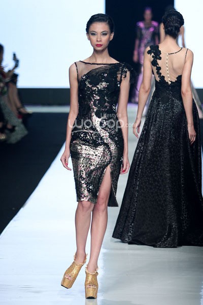 Jakarta, Indonesia - 23 Oktober 2013. Hengki Kawilarang DIVA. Jakarta Fashion Week 2014 at Senayan City. Jakarta. [Foto: Mohammad Abduh/Wolipop]