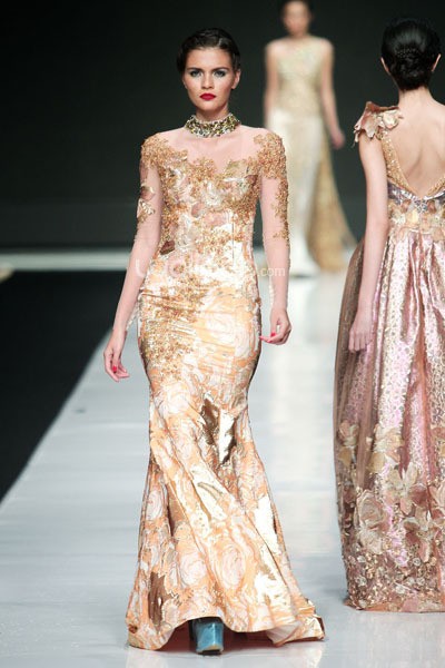 Jakarta, Indonesia - 23 Oktober 2013. Hengki Kawilarang DIVA. Jakarta Fashion Week 2014 at Senayan City. Jakarta. [Foto: Mohammad Abduh/Wolipop]