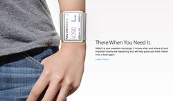 Konsep iWatch dengan Layar Besar