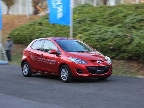 Mazda2 Listrik, Gabungan Mesin Rotary dan Motor Listrik