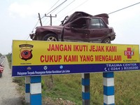 Hati-hati dalam berkendara, jangan sampai jadi korban berikutnya (Foto Suhayat).