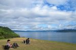 Kebut-kebutan Naik Jeep di Toba Samosir, Seru!