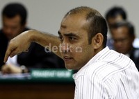 Deviardi memberikan kesaksian. Lamhot Aritonang/detikFoto.