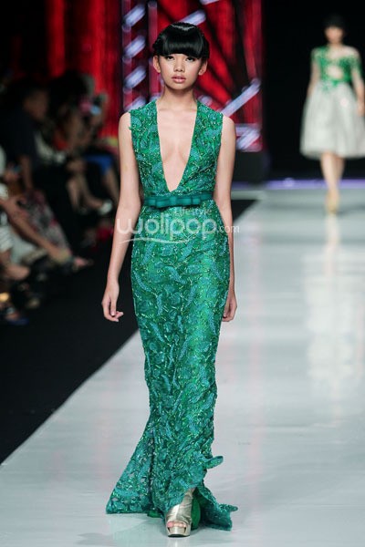 Jakarta, Indonesia - 23 Oktober 2013. Ivan Gunawan Beautyful Liar. Jakarta Fashion Week 2014 at Senayan City. Jakarta. [Foto: Mohammad Abduh/Wolipop]