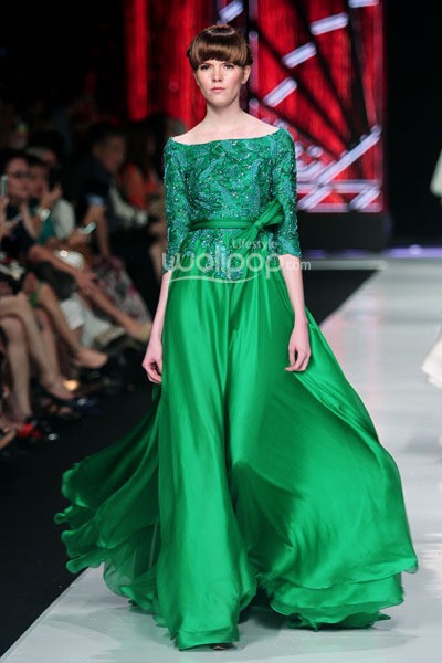 Jakarta, Indonesia - 23 Oktober 2013. Ivan Gunawan Beautyful Liar. Jakarta Fashion Week 2014 at Senayan City. Jakarta. [Foto: Mohammad Abduh/Wolipop]