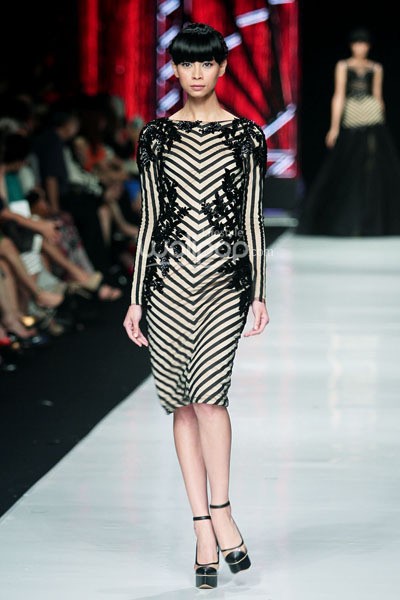 Jakarta, Indonesia - 23 Oktober 2013. Ivan Gunawan Beautyful Liar. Jakarta Fashion Week 2014 at Senayan City. Jakarta. [Foto: Mohammad Abduh/Wolipop]