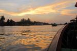 Seperti Ini Sunset Cantik di Sungai Musi