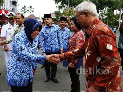 Wali Kota Risma Jadi Inspektur Upacara HUT Korpri