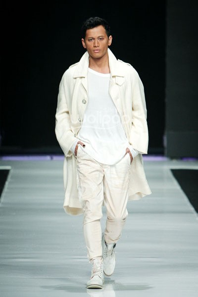 Jakarta, Indonesia - 24 Oktober. Hans Ubbink Spring/Summer 2014. Jakarta Fashion Week 2014 at Senayan City. 24 Oktober 2013. Jakarta. [Foto: Mohammad Abduh/Wolipop]