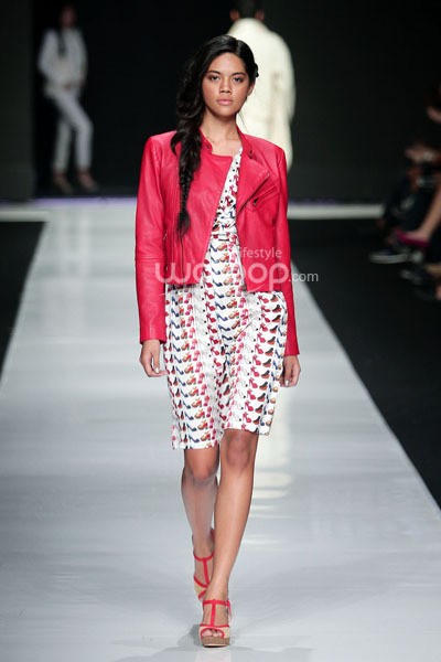 Jakarta, Indonesia - 24 Oktober. Hans Ubbink Spring/Summer 2014. Jakarta Fashion Week 2014 at Senayan City. 24 Oktober 2013. Jakarta. [Foto: Mohammad Abduh/Wolipop]