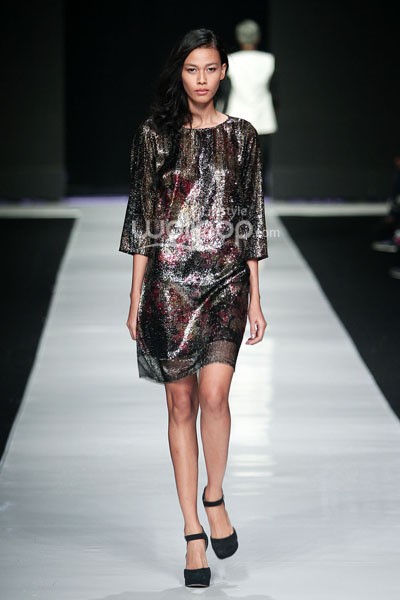 Jakarta, Indonesia - 24 Oktober. Hans Ubbink Spring/Summer 2014. Jakarta Fashion Week 2014 at Senayan City. 24 Oktober 2013. Jakarta. [Foto: Mohammad Abduh/Wolipop]