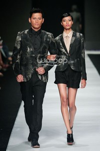 Jakarta, Indonesia - 24 Oktober. Hans Ubbink Spring/Summer 2014. Jakarta Fashion Week 2014 at Senayan City. 24 Oktober 2013. Jakarta. [Foto: Mohammad Abduh/Wolipop]