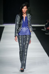 Jakarta, Indonesia - 24 Oktober. Hans Ubbink Spring/Summer 2014. Jakarta Fashion Week 2014 at Senayan City. 24 Oktober 2013. Jakarta. [Foto: Mohammad Abduh/Wolipop]