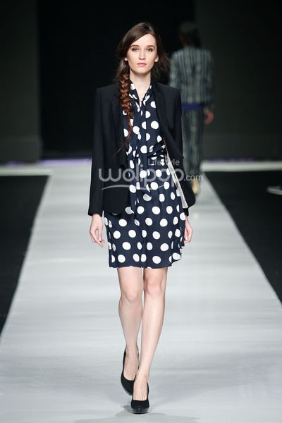 Jakarta, Indonesia - 24 Oktober. Hans Ubbink Spring/Summer 2014. Jakarta Fashion Week 2014 at Senayan City. 24 Oktober 2013. Jakarta. [Foto: Mohammad Abduh/Wolipop]