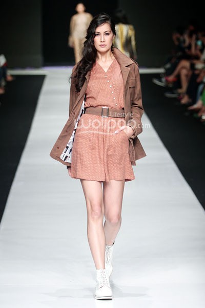 Jakarta, Indonesia - 24 Oktober. Hans Ubbink Spring/Summer 2014. Jakarta Fashion Week 2014 at Senayan City. 24 Oktober 2013. Jakarta. [Foto: Mohammad Abduh/Wolipop]