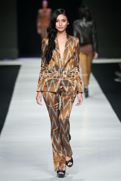 Jakarta, Indonesia - 24 Oktober. Hans Ubbink Spring/Summer 2014. Jakarta Fashion Week 2014 at Senayan City. 24 Oktober 2013. Jakarta. [Foto: Mohammad Abduh/Wolipop]