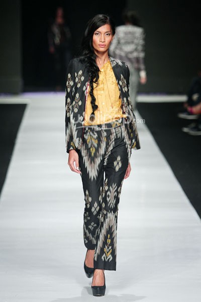 Jakarta, Indonesia - 24 Oktober. Hans Ubbink Spring/Summer 2014. Jakarta Fashion Week 2014 at Senayan City. 24 Oktober 2013. Jakarta. [Foto: Mohammad Abduh/Wolipop]