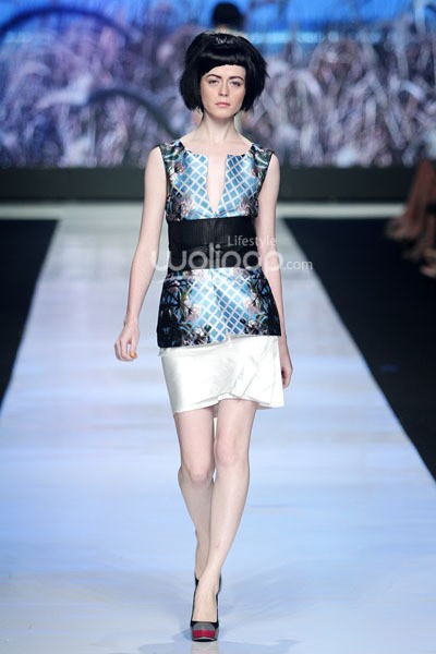 Jakarta, Indonesia - 23 Oktober 2013. Billy Tjong Leven. ERASMUS HUIS DUTCH RENAISSANCE. Jakarta Fashion Week 2014 at Senayan City. Jakarta. [Foto: Mohammad Abduh/Wolipop]