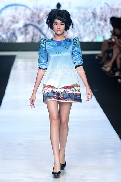 Jakarta, Indonesia - 23 Oktober 2013. Billy Tjong Leven. ERASMUS HUIS DUTCH RENAISSANCE. Jakarta Fashion Week 2014 at Senayan City. Jakarta. [Foto: Mohammad Abduh/Wolipop]