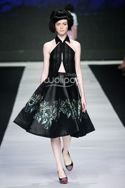 Jakarta, Indonesia - 23 Oktober 2013. Billy Tjong Leven. ERASMUS HUIS DUTCH RENAISSANCE. Jakarta Fashion Week 2014 at Senayan City. Jakarta. [Foto: Mohammad Abduh/Wolipop]