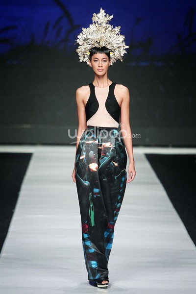 Jakarta, Indonesia - 23 Oktober 2013. Billy Tjong Leven. ERASMUS HUIS DUTCH RENAISSANCE. Jakarta Fashion Week 2014 at Senayan City. Jakarta. [Foto: Mohammad Abduh/Wolipop]