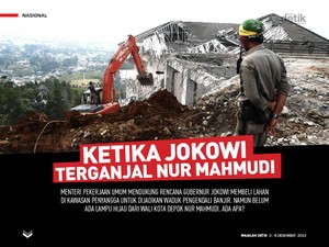 Ketika Jokowi Terganjal Nur Mahmudi