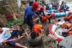 Simulasi Evakuasi Korban Banjir