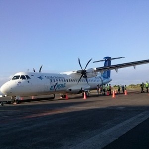 Pesawat ATR 72-600 Garuda Terbang Perdana Denpasar ke Labuan Bajo dan Bima