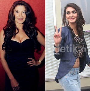 Luna Maya dan Tamara Bleszynski Contoh Darah Blasteran Tercantik