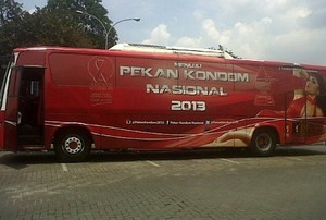 Ini Lho, Bus Kondom yang akan Keliling Jakarta Sepekan ke Depan