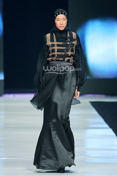 Jakarta, Indonesia - 24 Oktober. Nabilla Ayumi La Voyage De Lamour. Voyage Jakarta Fashion Week 2014 at Senayan City. 24 Oktober 2013. Jakarta. [Foto: Mohammad Abduh/Wolipop]