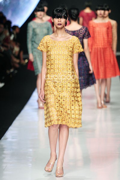 Jakarta, Indonesia - 24 Oktober 2013. Oscar Lawalata My Name is Andromeda. DEWI FASHION KNIGHTS Tale of The Goddess. Jakarta Fashion Week 2014 at Senayan City. Jakarta. [Foto: Mohammad Abduh/Wolipop]