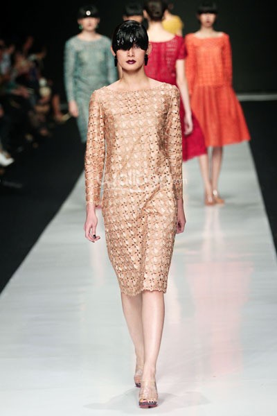 Jakarta, Indonesia - 24 Oktober 2013. Oscar Lawalata My Name is Andromeda. DEWI FASHION KNIGHTS Tale of The Goddess. Jakarta Fashion Week 2014 at Senayan City. Jakarta. [Foto: Mohammad Abduh/Wolipop]