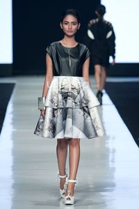 Jakarta, Indonesia - 23 Oktober. Kaal E Suktae by Lee Suk Tae. KOREAN CULTURAL CENTER. Jakarta Fashion Week 2014 at Senayan City. 23 Oktober 2013. Jakarta. [Foto: Mohammad Abduh/Wolipop]