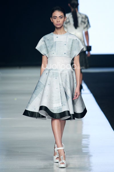 Jakarta, Indonesia - 23 Oktober. Kaal E Suktae by Lee Suk Tae. KOREAN CULTURAL CENTER. Jakarta Fashion Week 2014 at Senayan City. 23 Oktober 2013. Jakarta. [Foto: Mohammad Abduh/Wolipop]