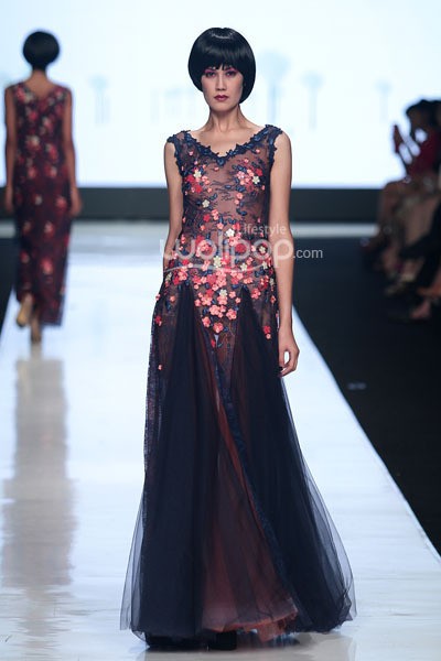 Jakarta, Indonesia - 23 Oktober 2013. Albert Yanuar Enlightenment Spring/Summer 2014. KOREAN CULTURAL CENTER. Jakarta Fashion Week 2014 at Senayan City. Jakarta. [Foto: Mohammad Abduh/Wolipop]