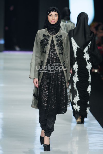 Jakarta, Indonesia - 24 Oktober. Nabilla Ayumi La Voyage De Lamour. Voyage Jakarta Fashion Week 2014 at Senayan City. 24 Oktober 2013. Jakarta. [Foto: Mohammad Abduh/Wolipop]