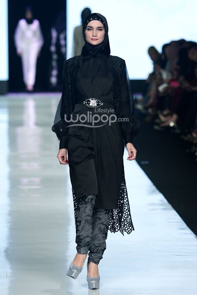 Jakarta, Indonesia - 24 Oktober. Nabilla Ayumi La Voyage De Lamour. Voyage Jakarta Fashion Week 2014 at Senayan City. 24 Oktober 2013. Jakarta. [Foto: Mohammad Abduh/Wolipop]