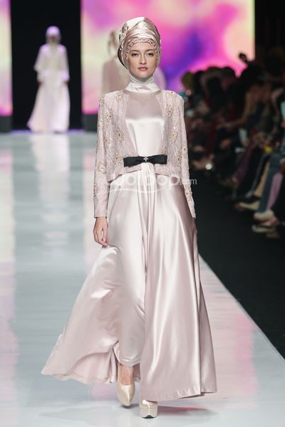 Jakarta, Indonesia - 24 Oktober. Nabilla Ayumi La Voyage De Lamour. Voyage Jakarta Fashion Week 2014 at Senayan City. 24 Oktober 2013. Jakarta. [Foto: Mohammad Abduh/Wolipop]