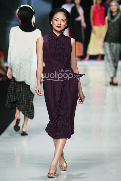Jakarta, Indonesia - 24 Oktober. Obin Indonesia Memanggil. Jakarta Fashion Week 2014 at Senayan City. 24 Oktober 2013. Jakarta. [Foto: Mohammad Abduh/Wolipop]