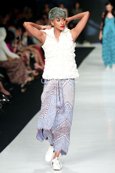 Jakarta, Indonesia - 24 Oktober. Obin Indonesia Memanggil. Jakarta Fashion Week 2014 at Senayan City. 24 Oktober 2013. Jakarta. [Foto: Mohammad Abduh/Wolipop]